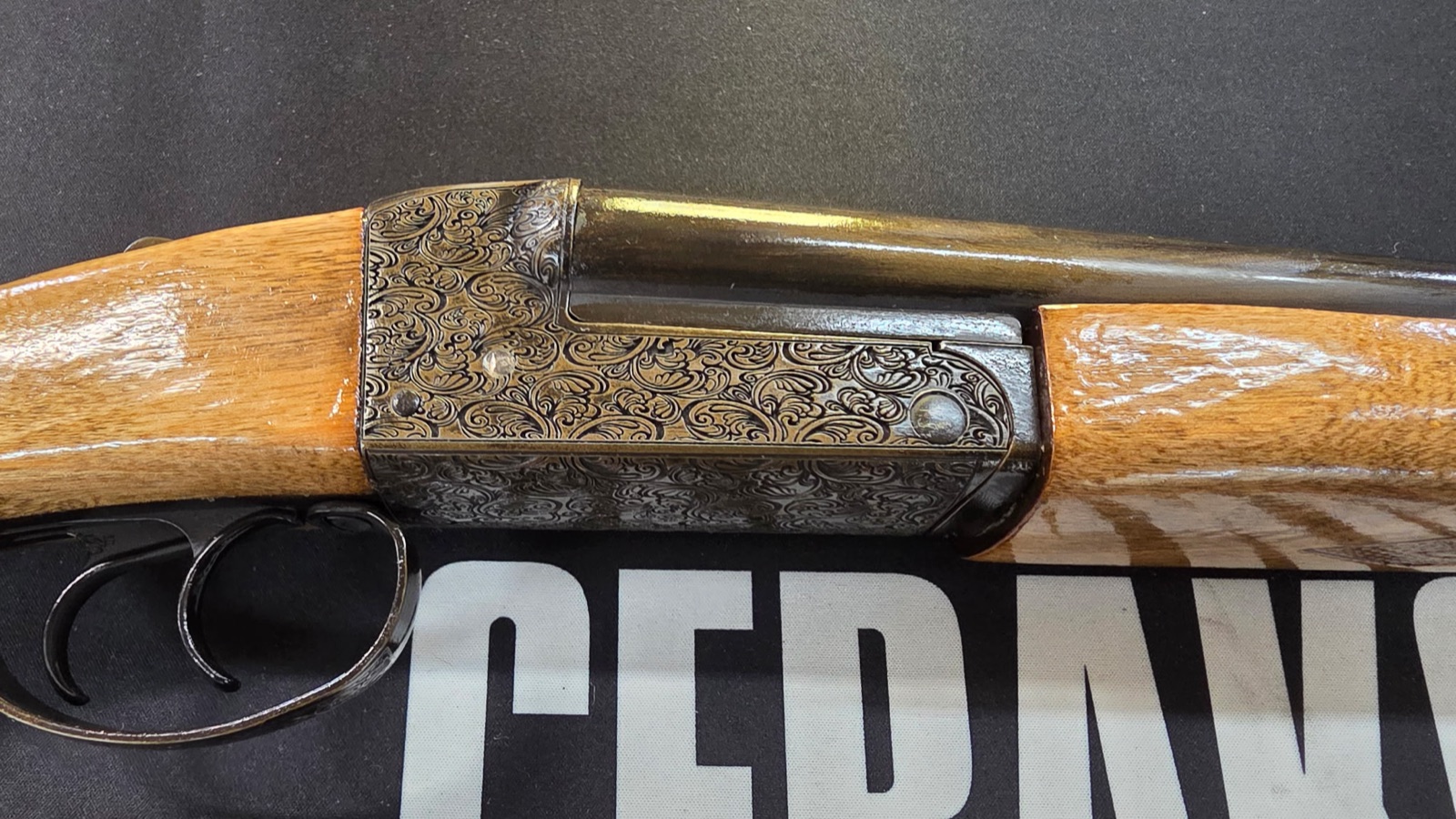 Cerakote lever-action rifle, alternate view, by Wet Mountain Coatings