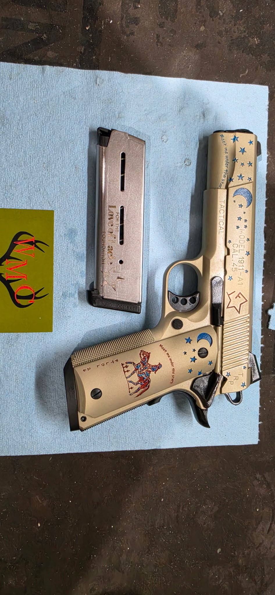 FDE Cerakote pistol slide by Wet Mountain Coatings
